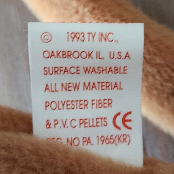 ๐ฑ Ty Beanie Baby โNipโ the Cat โ 1993 Vintage Collectible, Excellent Condition - Picture 12 of 12